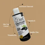 Charcoal Skin Polish Ingredients - Activated Charcoal, Kaolin Clay & Vitamin B3