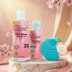 Facec Pink Glow Skin Polish (20 Vol + Blonder powder) + Free Professional Beauty Cream