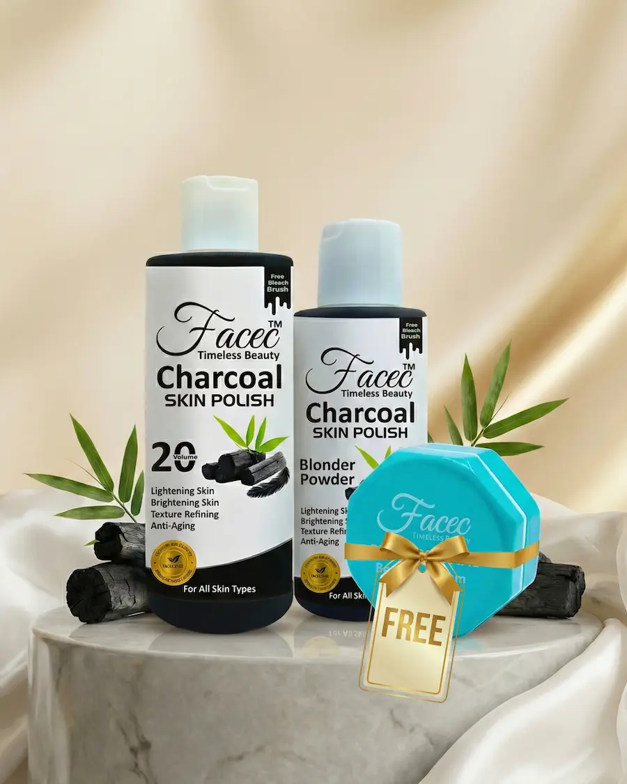 Facec Charcoal Skin Polish + Free Professional Beauty Cream
