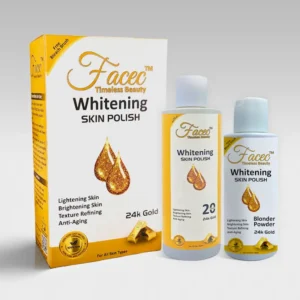 Facec 24K Gold Whitening Skin Polish | Instant Glow, Skin Brightening & Anti-Aging Formula