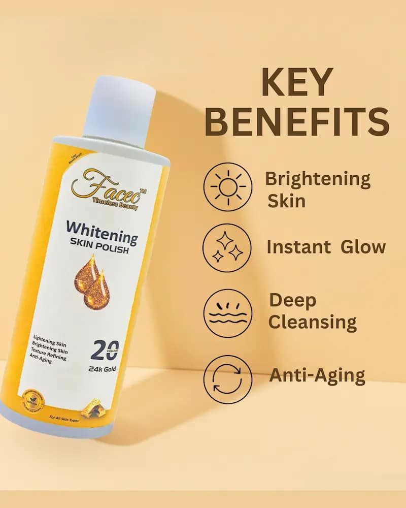 Key Benefits of Whitening Skin Polish - Instant Glow, Deep Cleansing & Anti-Aging