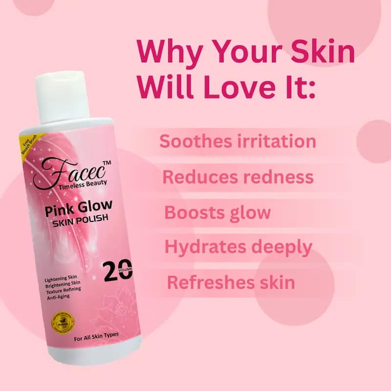 Why Choose Pink Glow? Soothes Irritation, Reduces Redness & Boosts